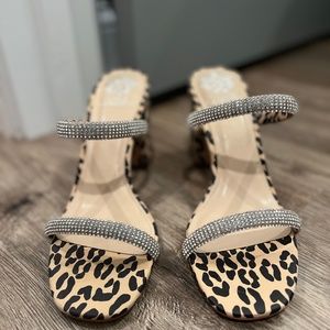 Leopard Crystal Sandal